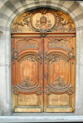 Door with Pope Coat of Arm