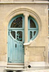 Porte Art Nouveau,  Bruxelles