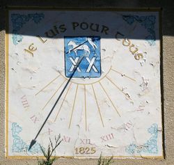 cadran solaire � Saint cezaire sur Siagne, Provence