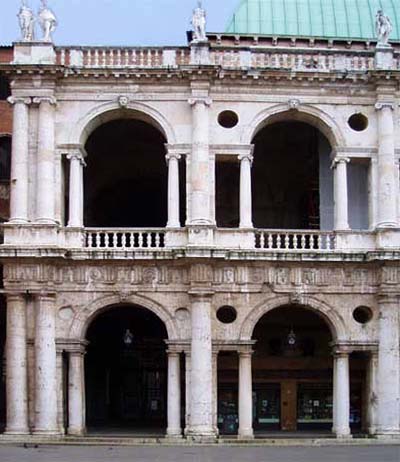 arcade above arcade Basilica of Vicenza