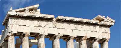 cornice Parthenon Athen
