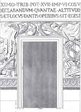 doorway from the Trajan column