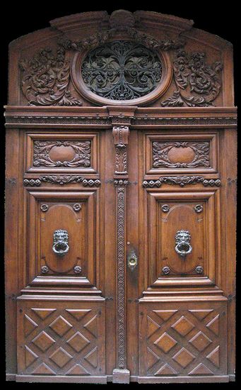 Walnut Double Door, Avignon, 18th c. 