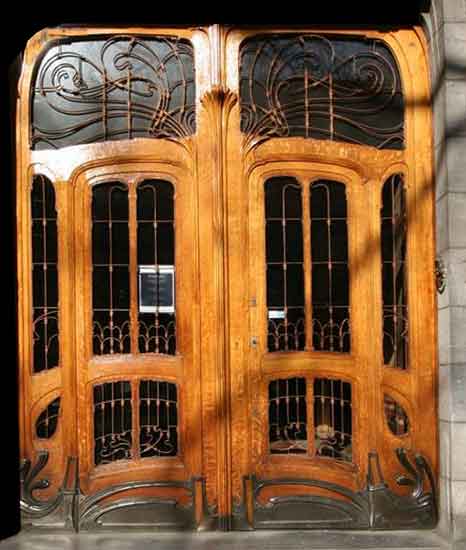 Porte Art Nouveau,  Bruxelles