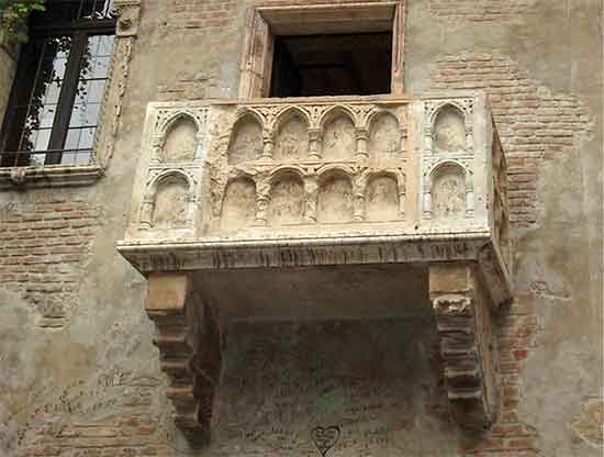balcon de juliette à Verone